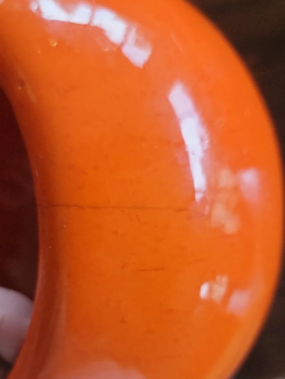 Bright Orange Glass Accent Bowl - Home Accents